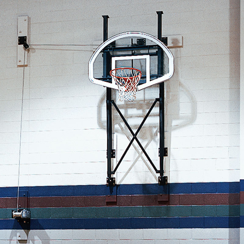 Wall Mounted Basketball Backstops Draper, Inc.