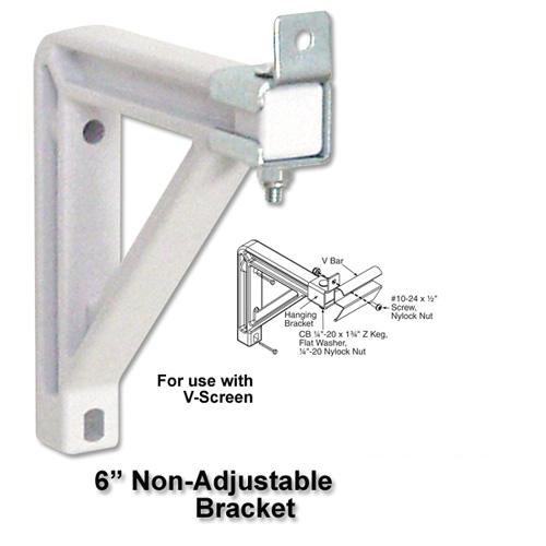 6 in Wall Brackets (VScreen-White) picture