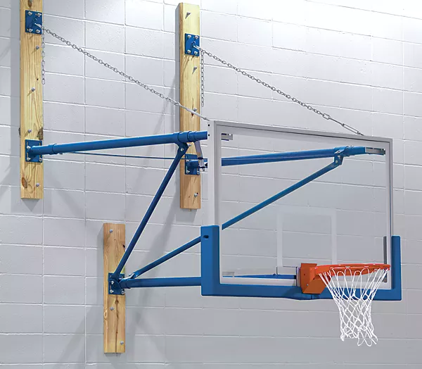 Draper Stationary Wall Mounted Basketball Backstop