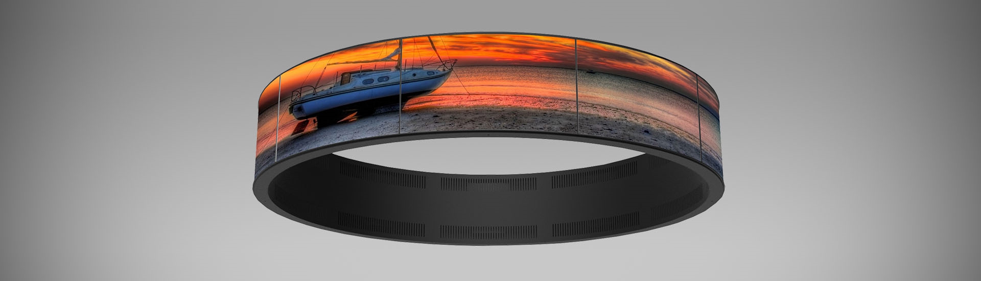 CUSTOM RING-SHAPED VIDEO WALL