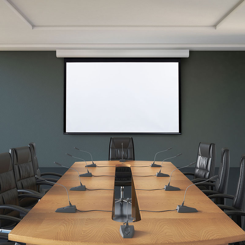 Electric Projection Screens Dr Inc - Wall Mounted Projector Screen Sizes