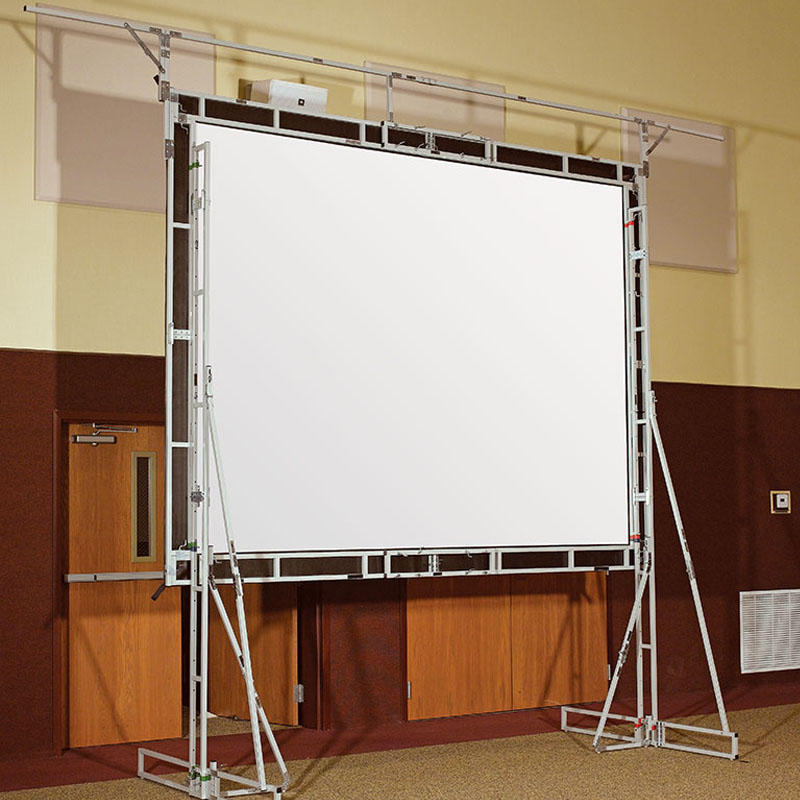 DBBF 84inch Projection Curtain Projector Screen Theater Lobbies Church Foldable 